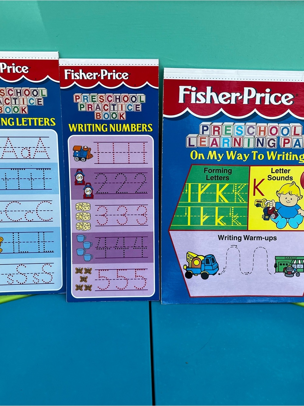 Fisher-Price Preschool Learning Pack Writing Practice Letters Numbers Homeschool